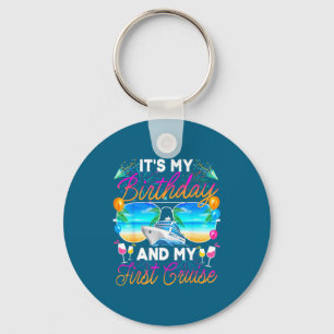 It's My Birthday Cruise Birthday Celebration Key Ring