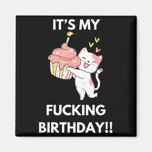 Its My Birthday Funny Humourous Party B-Day Magnet