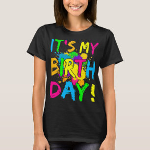 It's My Birthday Glow Party 80s Costume T-Shirt