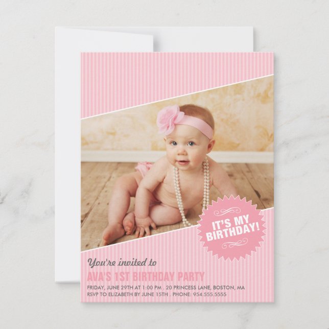 IT'S MY BIRTHDAY! INVITATION (Front)