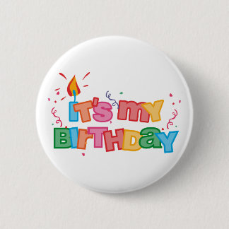It's My Birthday Letters Button