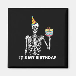 It's My Birthday Party Happy Halloween Birthday Magnet