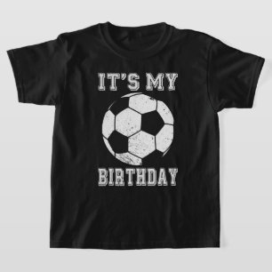 It's My Birthday Party Soccer Vintage Sports T-Shirt