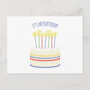 It's My Birthday Postcard