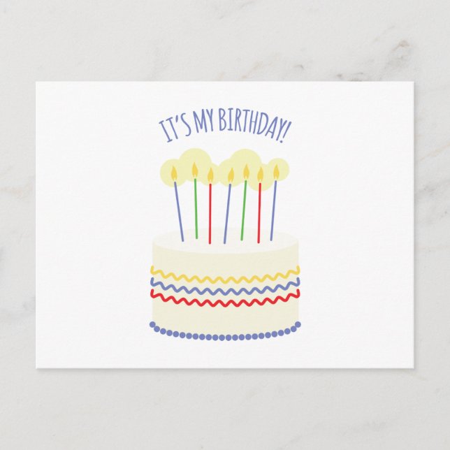It's My Birthday Postcard (Front)