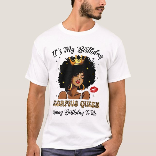 It's My Birthday Scorpio Queen African American Wo T-Shirt (Front)
