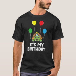 It's My Birthday Turtle Birthday Party T-Shirt