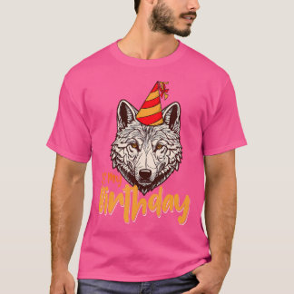 It'S My Birthday Wolf Lover Wildlife Animal Lover  T-Shirt