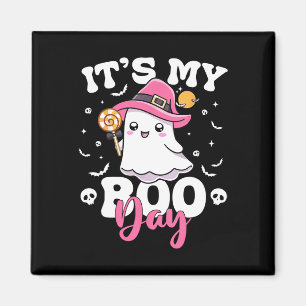 Its My Boo Day Cute Halloween Birthday Ghost Boy G Magnet