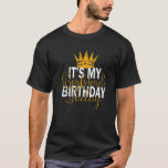 It's My Boyfriend's Birthday Today T-Shirt<br><div class="desc">Best Birthday Family Matching Clothing Ideas. It's My Boyfriend's Birthday Today. An awesome graphic clothes birthday design for boyfriend from girlfriend. Family member group B-day themed apparel. Wish a happy birthday to your boy or man with this outfit.</div>