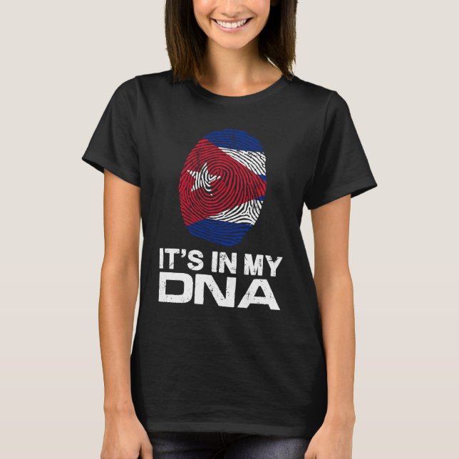 IT'S MY DNA IN Flag National Pride Fingerprint Cub T-Shirt (Front)