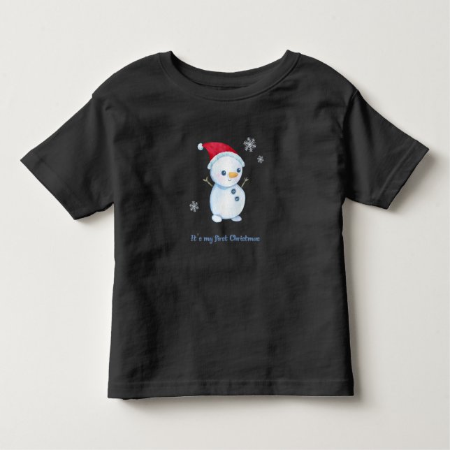 Its My First Christmas Toddler T-Shirt (Front)