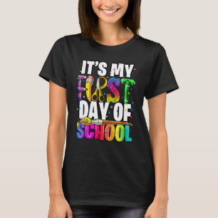 It's My First Day Of School Kindergarten Supply Gi T-Shirt