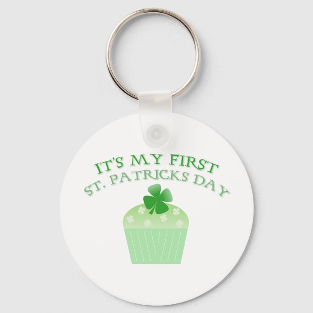 It's My First St. Patrick's Day Key Ring (Front)