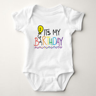 It's my firts birthday baby bodysuit