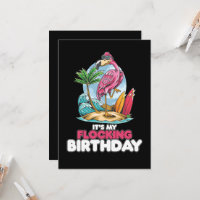 It's My Flocking Birthday Flamingo