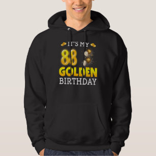It's My Golden Birthday 88th Birthday For Men Wom Hoodie