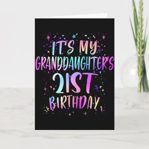 Its My Granddaughters 7th Birthday Happy 7 Years O Card