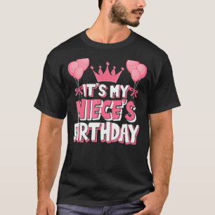 It's My Niece's Birthday Celebration T-Shirt