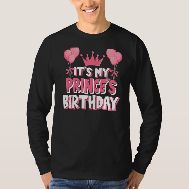 It's My Prince's Birthday Celebration T-Shirt (Front)
