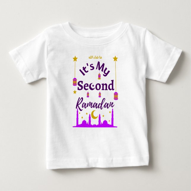 It's My Second Ramadan Baby T-Shirt (Front)