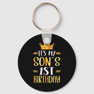 Its My Sons 1st Birthday Happy 1 Years Old  Key Ring