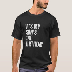 It's My Son's 2nd Birthday T-Shirt