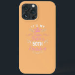 It's My Twin Sister 50th Birthday Happy 50 Year iPhone 13 Pro Max Case<br><div class="desc">It's My Twin Sister 50th Birthday Happy 50 Year Old B Day Gift. Perfect gift for your dad,  mum,  papa,  men,  women,  friend and family members on Thanksgiving Day,  Christmas Day,  Mothers Day,  Fathers Day,  4th of July,  1776 Independent day,  Veterans Day,  Halloween Day,  Patrick's Day</div>