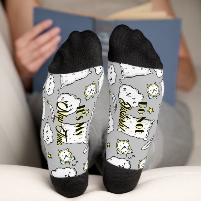 It's Nap Time Crew Socks (Bottom)