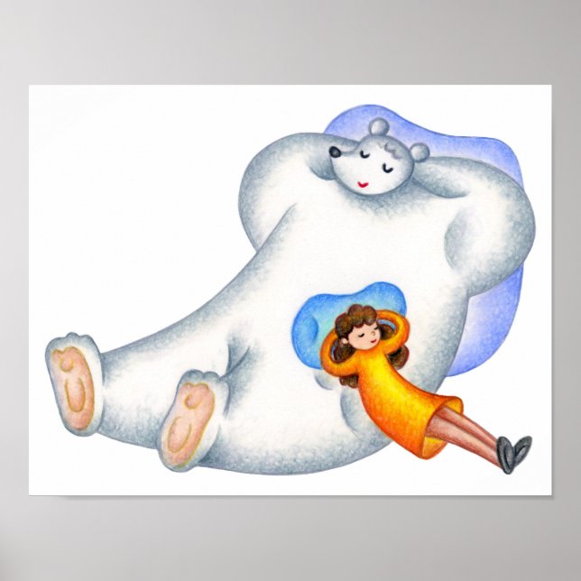 It's nap time. Wrapped in warmth. Poster (Front)