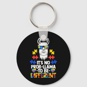It's No Prob-llama To Be Different Autism Women Gi Key Ring