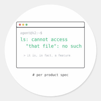 Its Not a Bug, It's a Feature - Dev Sticker Gift