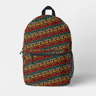 It's Not A Dad Bod It's A Father Figure Funny Printed Backpack