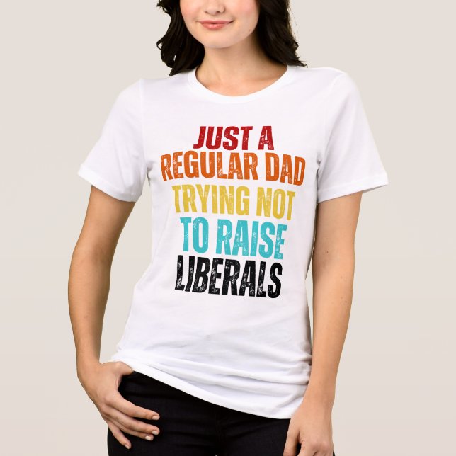 It's Not a Dad BOD It's a Father Figure Tri-Blend Shirt (Front)
