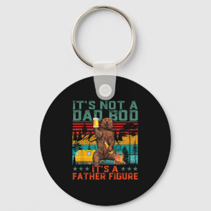 Its Not A Dad Bod Its Father Figure Funny Bear Bee Key Ring