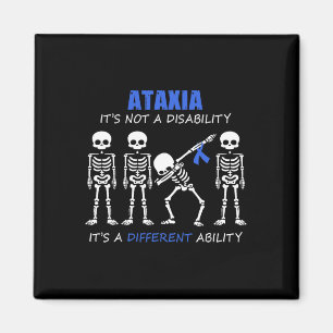 It's Not A Disability Dabbing Skeleton Magnet