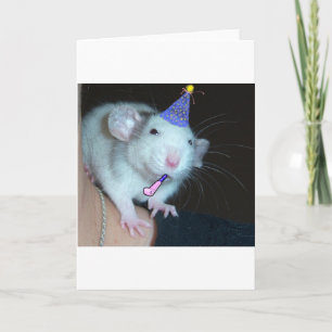It's Not a Party Till a Rat Shows Up! Card