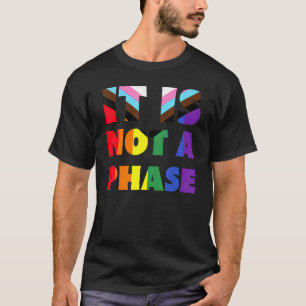 It's Not A Phase Lgbtqia+ Rainbow Lgbt Flag Gay Pr T-Shirt