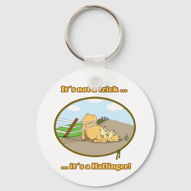 it's not a trick ... key ring (Front)