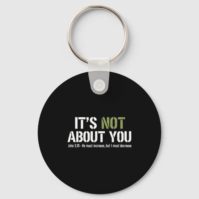 It's Not About Key Ring (Front)