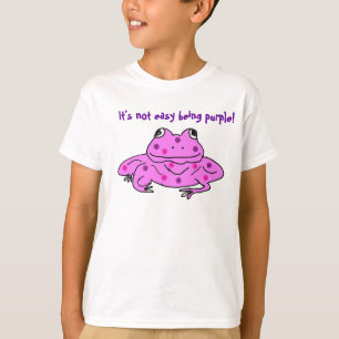 It's not easy being purple! frog outfit T-Shirt