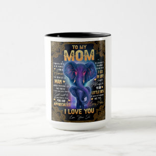 It's Not Easy For A Woman To Raise A Man - To Mum  Mug