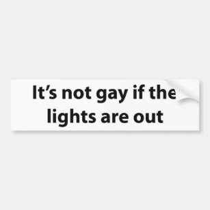 Its not gay when.jpg bumper sticker