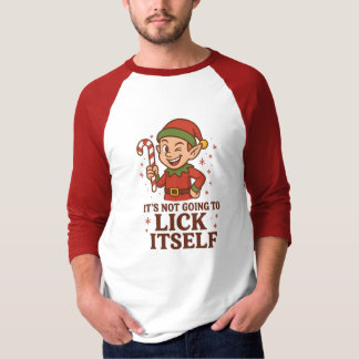 It's Not Going to Lick Itself Raglan T-Shirt
