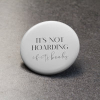 It's not hoarding if it's books