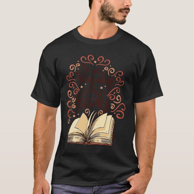 Its not Hoarding if Its books Reader Book Reading  T-Shirt (Front)