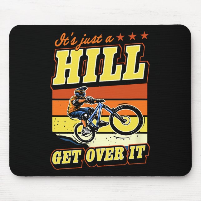 It's Not Hoarding If It's Mountain Bikes Collector Mouse Pad (Front)