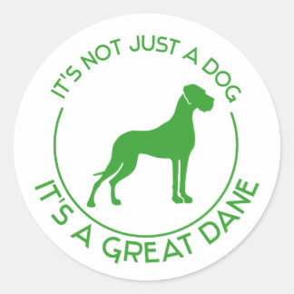 It's not just a dog classic round sticker