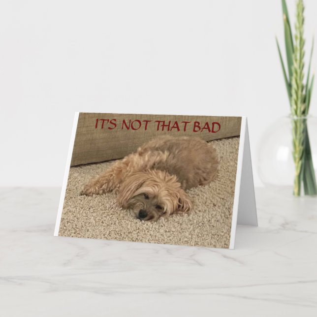 **IT'S NOT "THAT" BAD GETTING OLDER** CARD (Front)