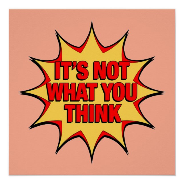 It's Not What You Think  Poster (Front)